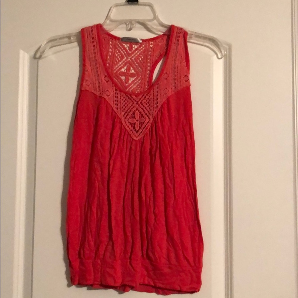 Red Lace Tank
